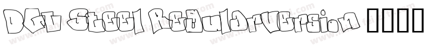 DGL Steel RegularVersion 20字体转换